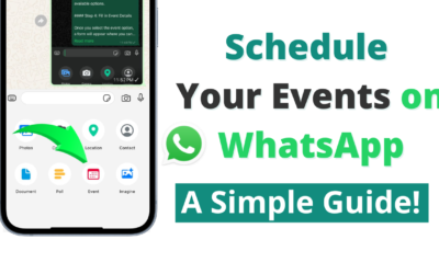 How to Schedule an Event on WhatsApp for Android and iOS Users: A Simple 2024 Guide