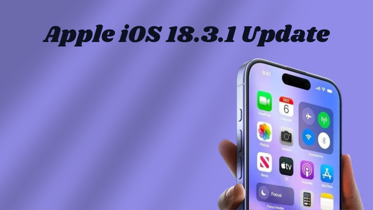 Apple iOS 18.3.1 Update 1