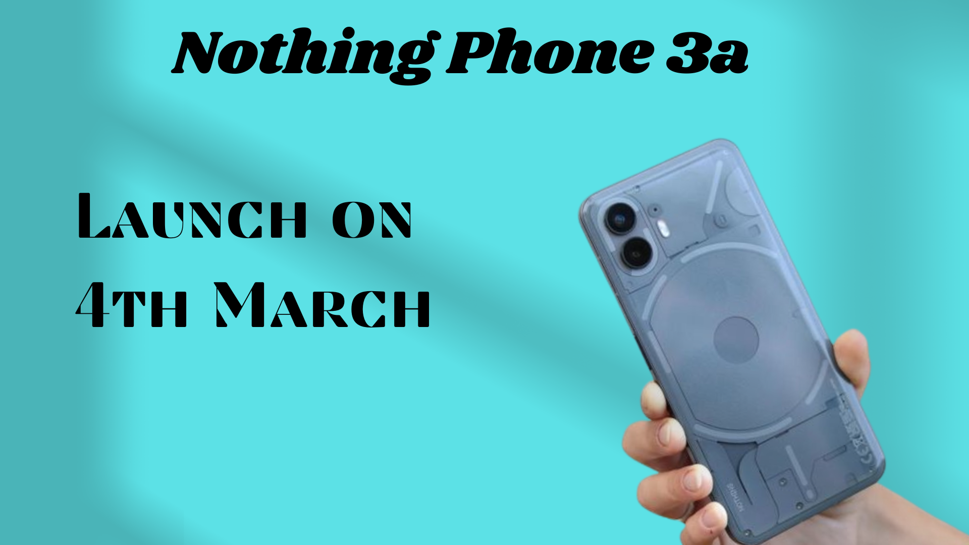 Nothing Phone 3a