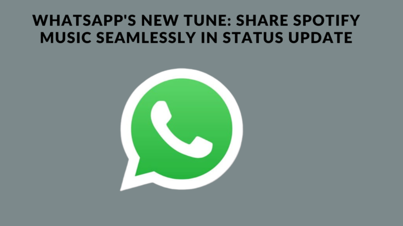 Share Spotify music in status update