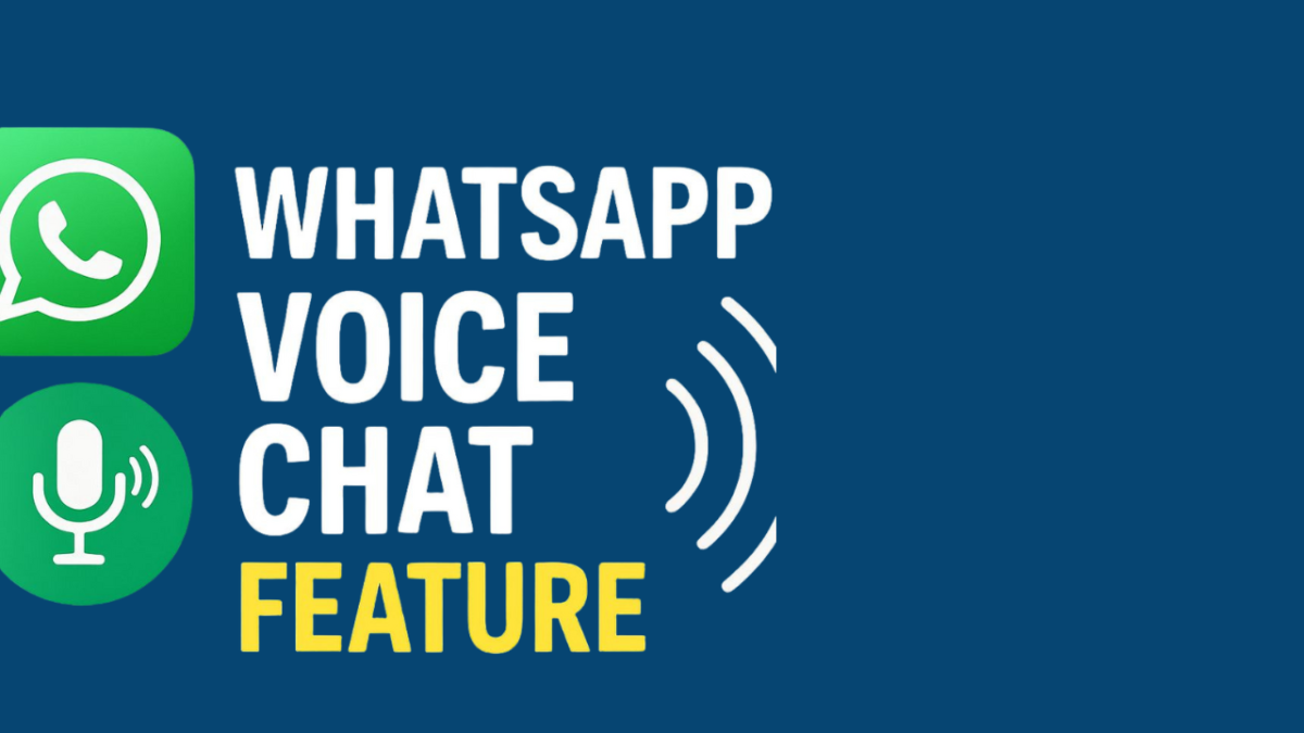 WhatsApp Voice Chat Feature