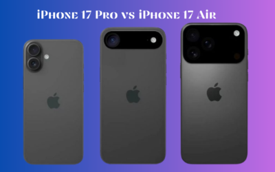iPhone 17 Pro vs iPhone 17 Air.