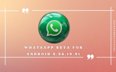 WhatsApp beta for Android 2.25.19.21