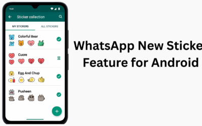 WhatsApp New Sticker Feature