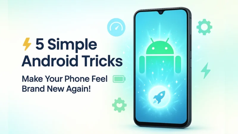 ⚡ 5 Simple Android Tricks That Make Your Phone Feel Brand New Again!