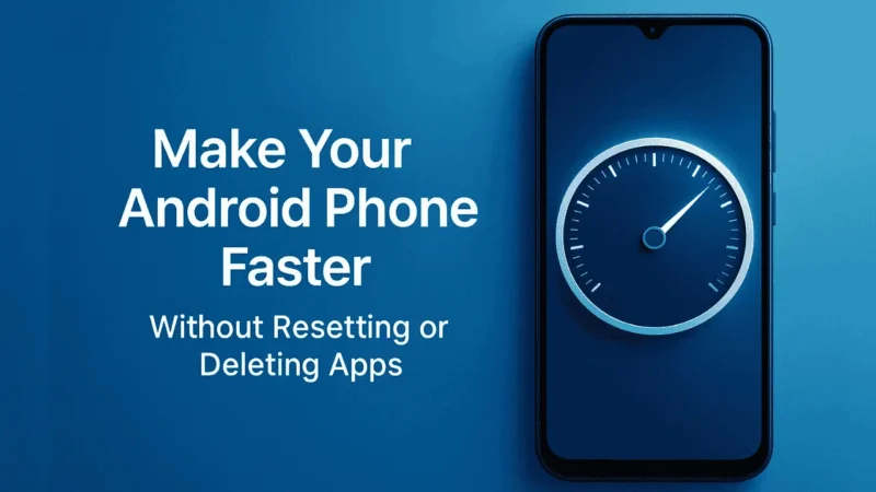 How to Make Your Android Phone Feel Faster Without Resetting or Deleting Apps