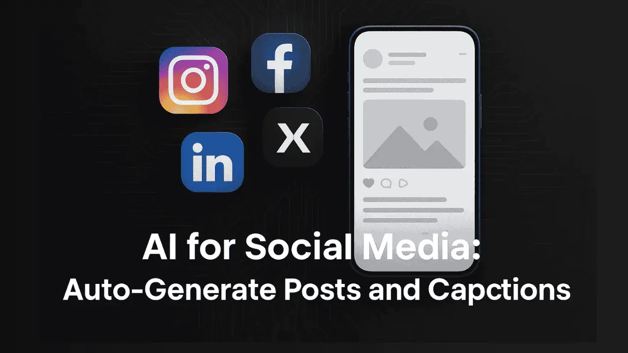 AI for Social Media: Auto-Generate Posts and Captions