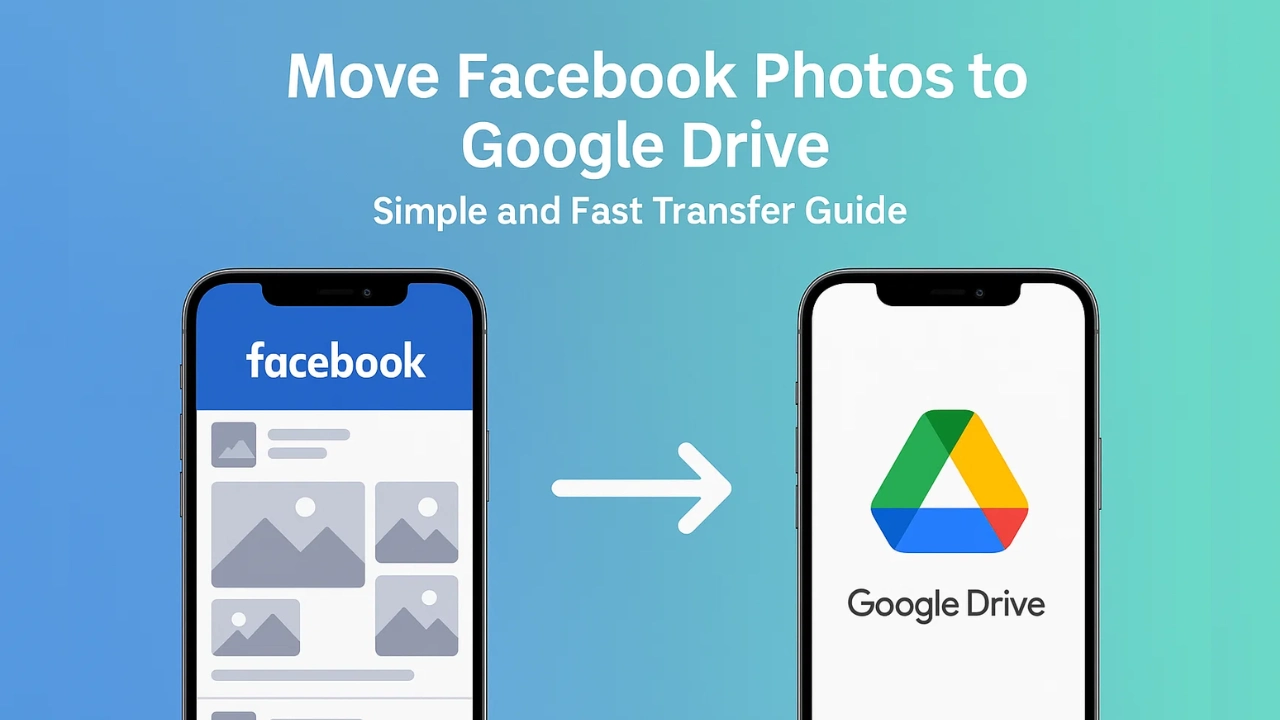 How to Move All Facebook Photos to Google Drive – Simple and Complete Guide