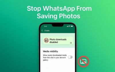 How to Stop WhatsApp From Saving Photos