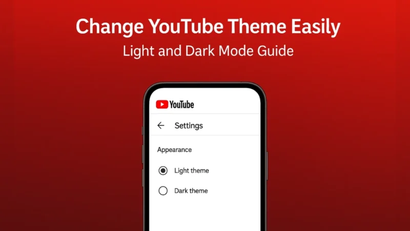 How to Turn On or Off YouTube Dark Theme – Easy Guide