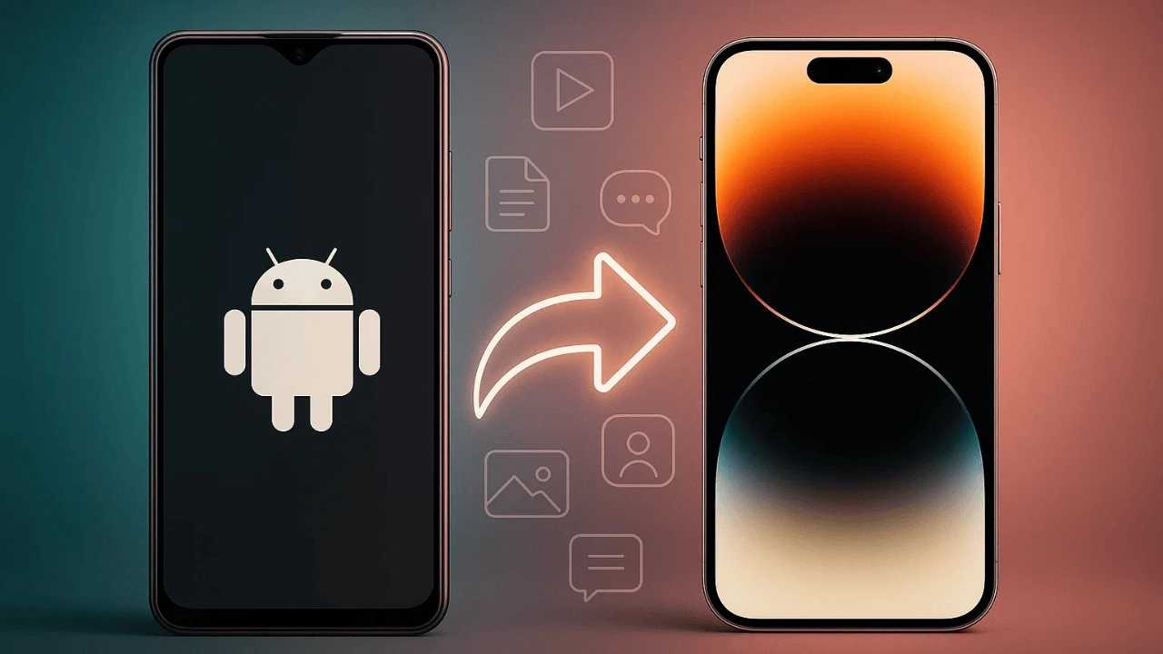 Transfer Data from Android to iPhone