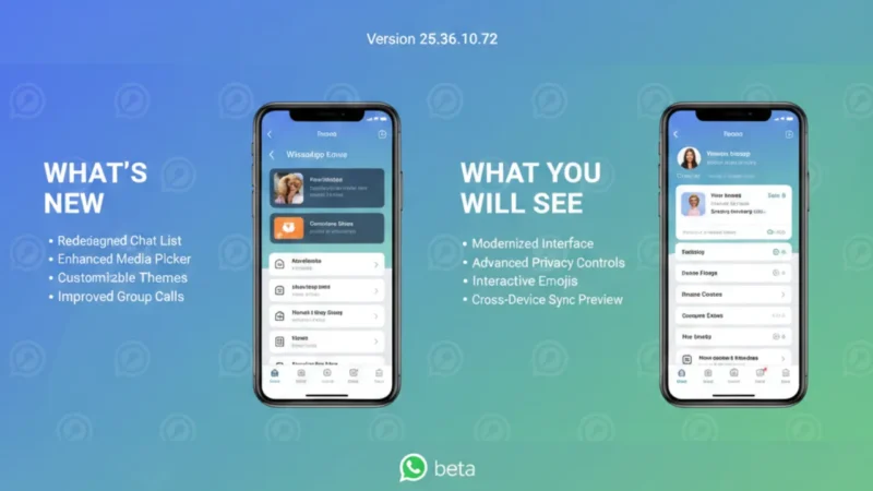 WhatsApp beta for iOS 25.36.10.72