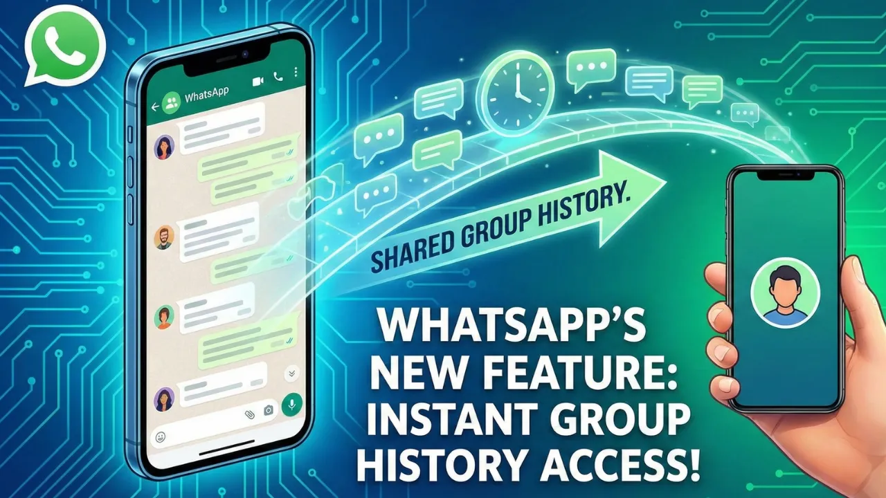 WhatsApp recent history sharing feature