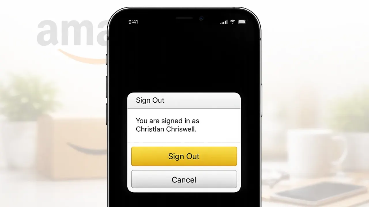How to Log Out of Amazon App or Website