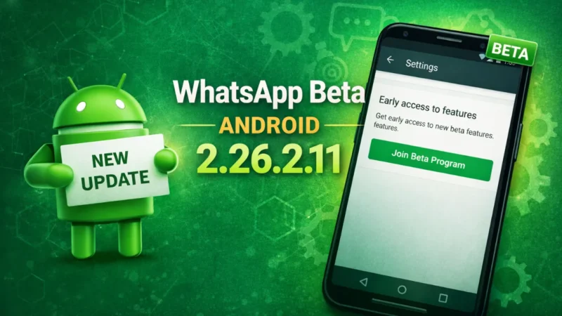 WhatsApp beta for Android 2.26.2.11