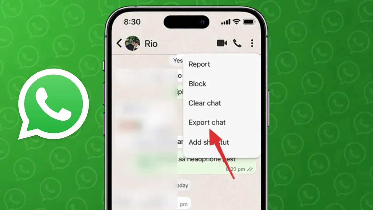 How to Export WhatsApp Chat With or Without Media
