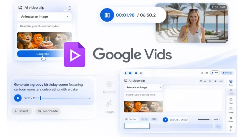 Google Vids Now Offers Free AI Video Generation With Veo 3.1, Adds Powerful New Features