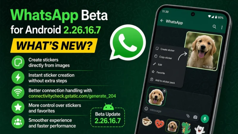 WhatsApp beta for Android 2.26.16.7 update