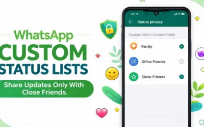WhatsApp custom status lists