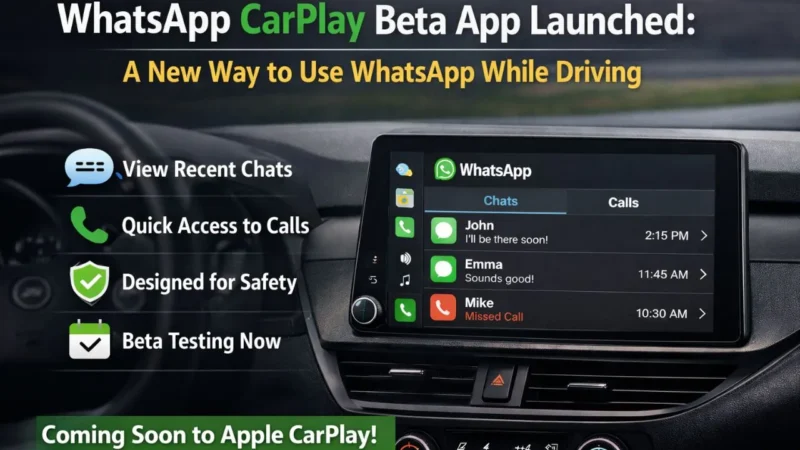 WhatsApp CarPlay Beta App