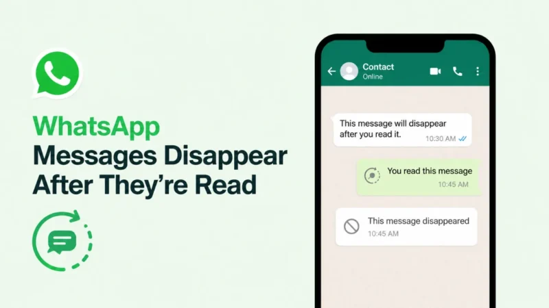 WhatsApp after reading feature