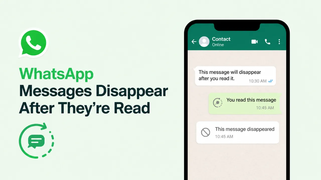 WhatsApp after reading feature