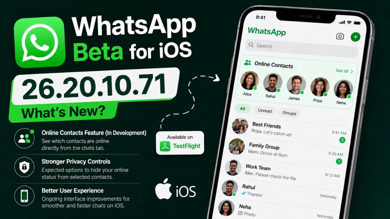 WhatsApp beta for iOS 26.20.10.71