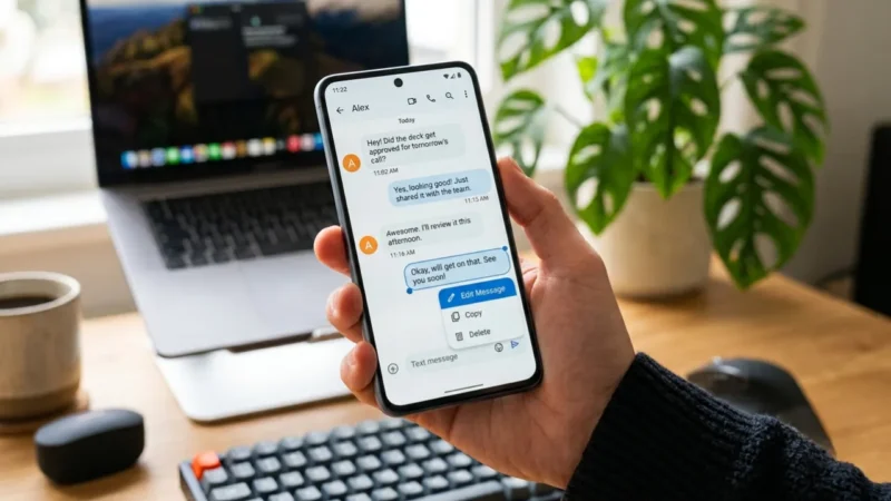 Google Messages Could Soon Let Users Edit Sent Messages for Longer, New Report Suggests