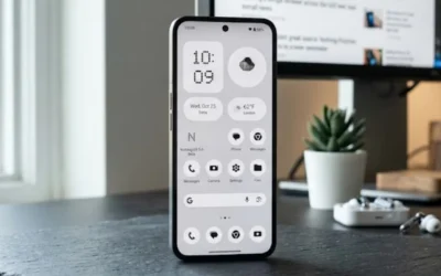 Nothing OS 5.0 interface displayed on a Nothing smartphone ahead of the software update launch